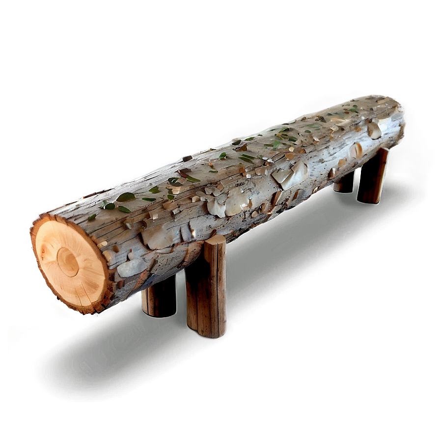 Rustic Log Table Png Iil84 PNG Image