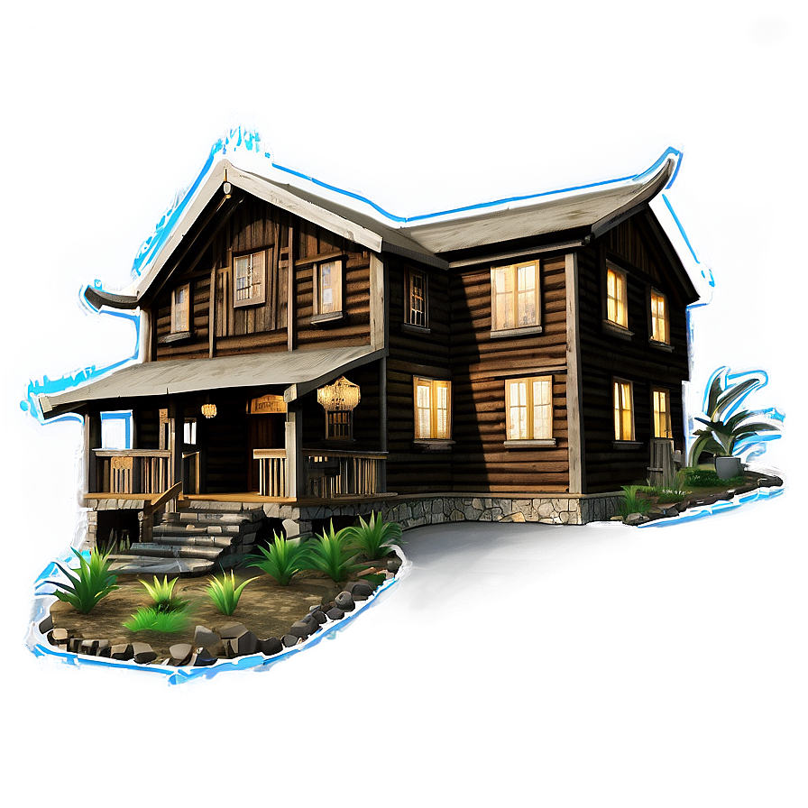 Rustic Mansion Setting Png Ygr68 PNG Image