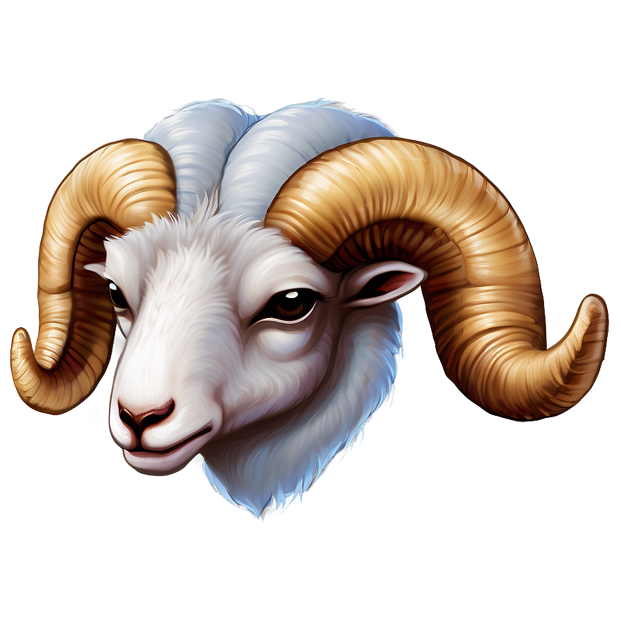 Rustic Ram Head Farm Icon Png Bhu PNG Image