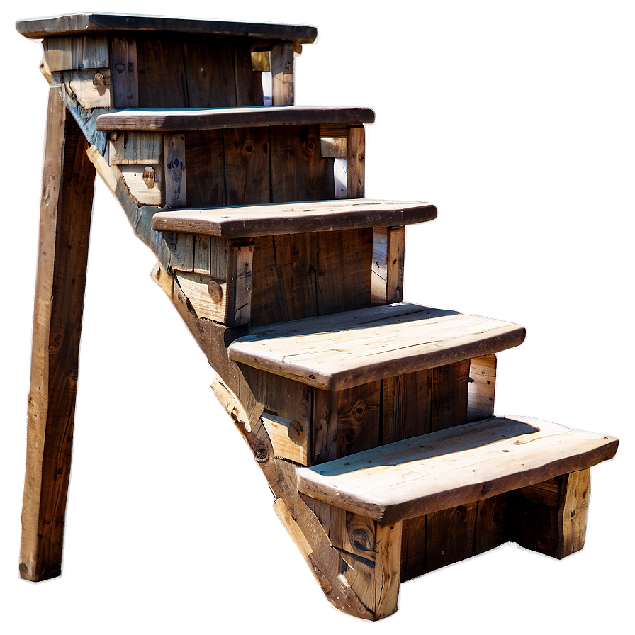 Rustic Staircase Png Fmn PNG Image