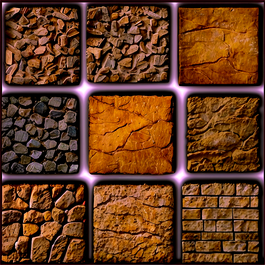 Rustic Stone Tile Textures Png Vln PNG Image