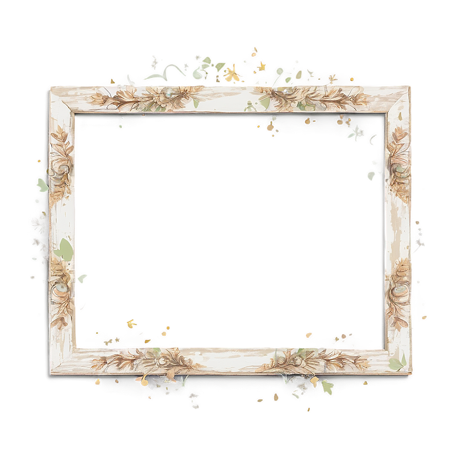 Rustic Wedding Frame Png Jpt PNG Image