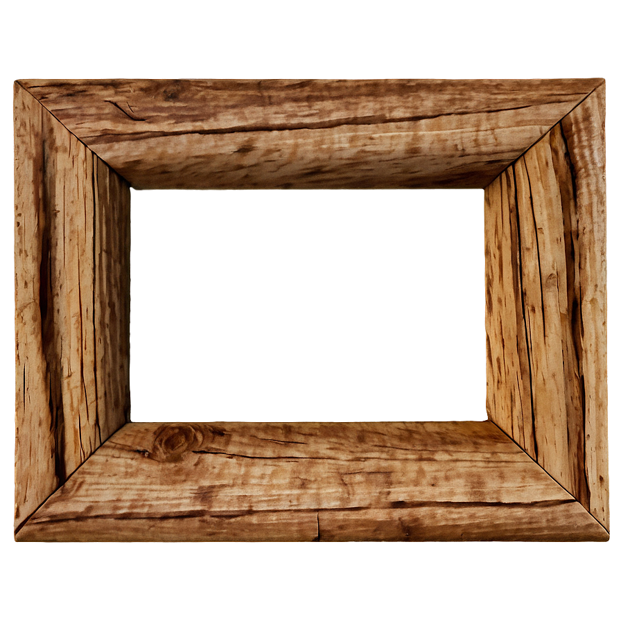 Rustic Wood Picture Frame Png Dse PNG Image