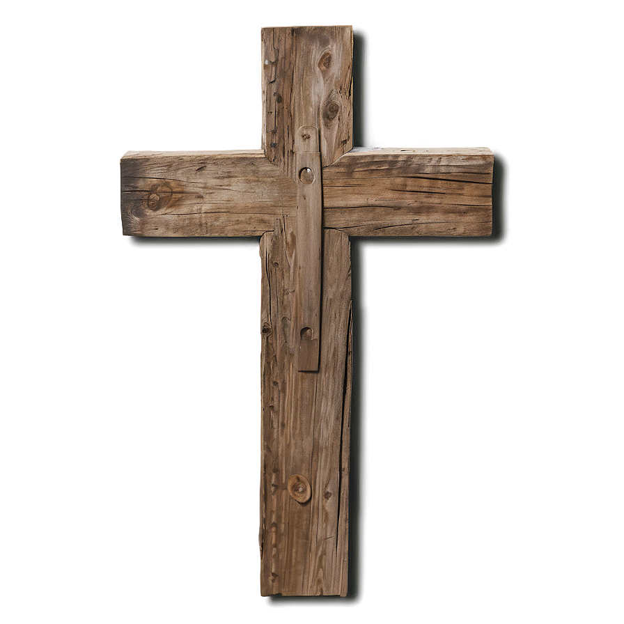 Rustic Wooden Cross Png 05252024 PNG Image