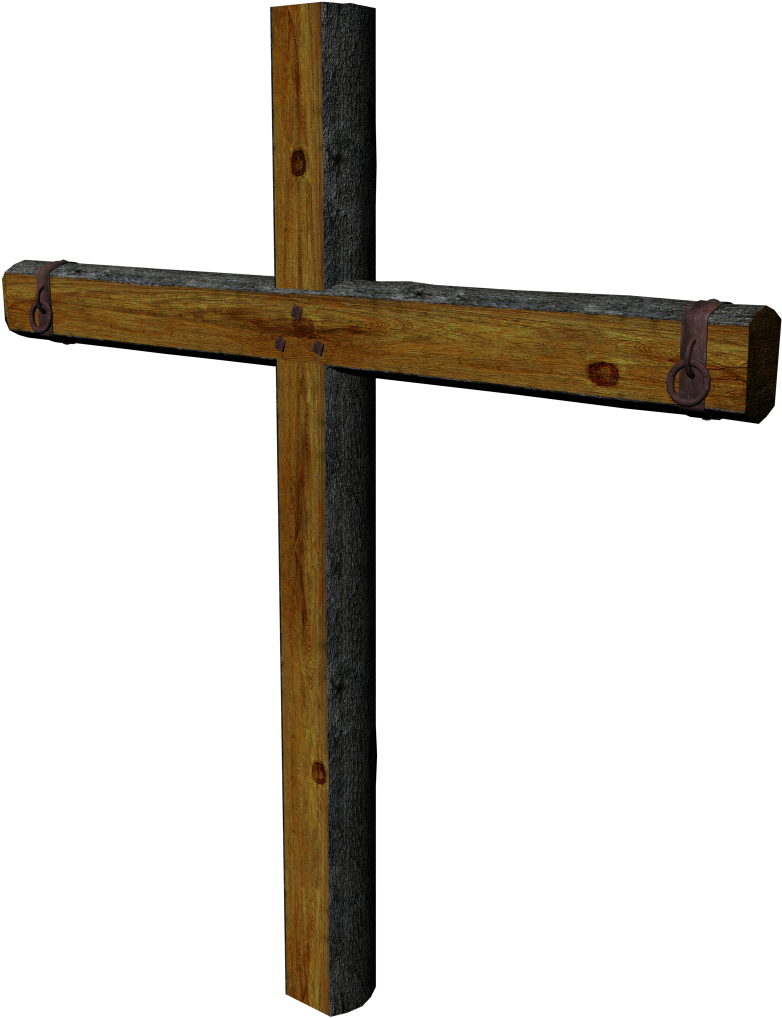 Rustic Wooden Cross.png PNG Image