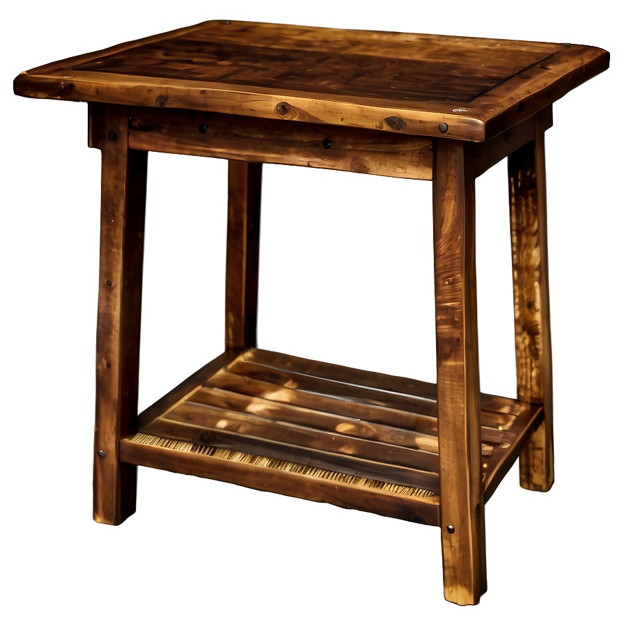 Rustic Wooden Furniture Png 05242024 PNG Image