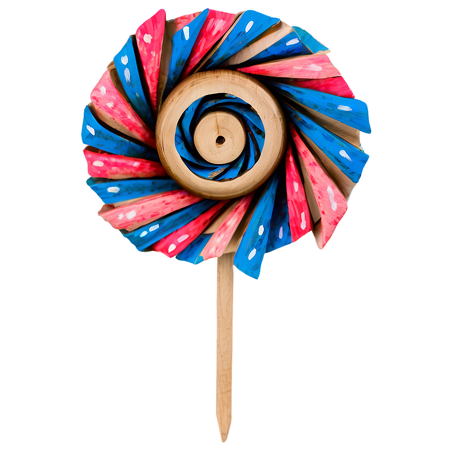 Rustic Wooden Pinwheel Png Upi PNG Image