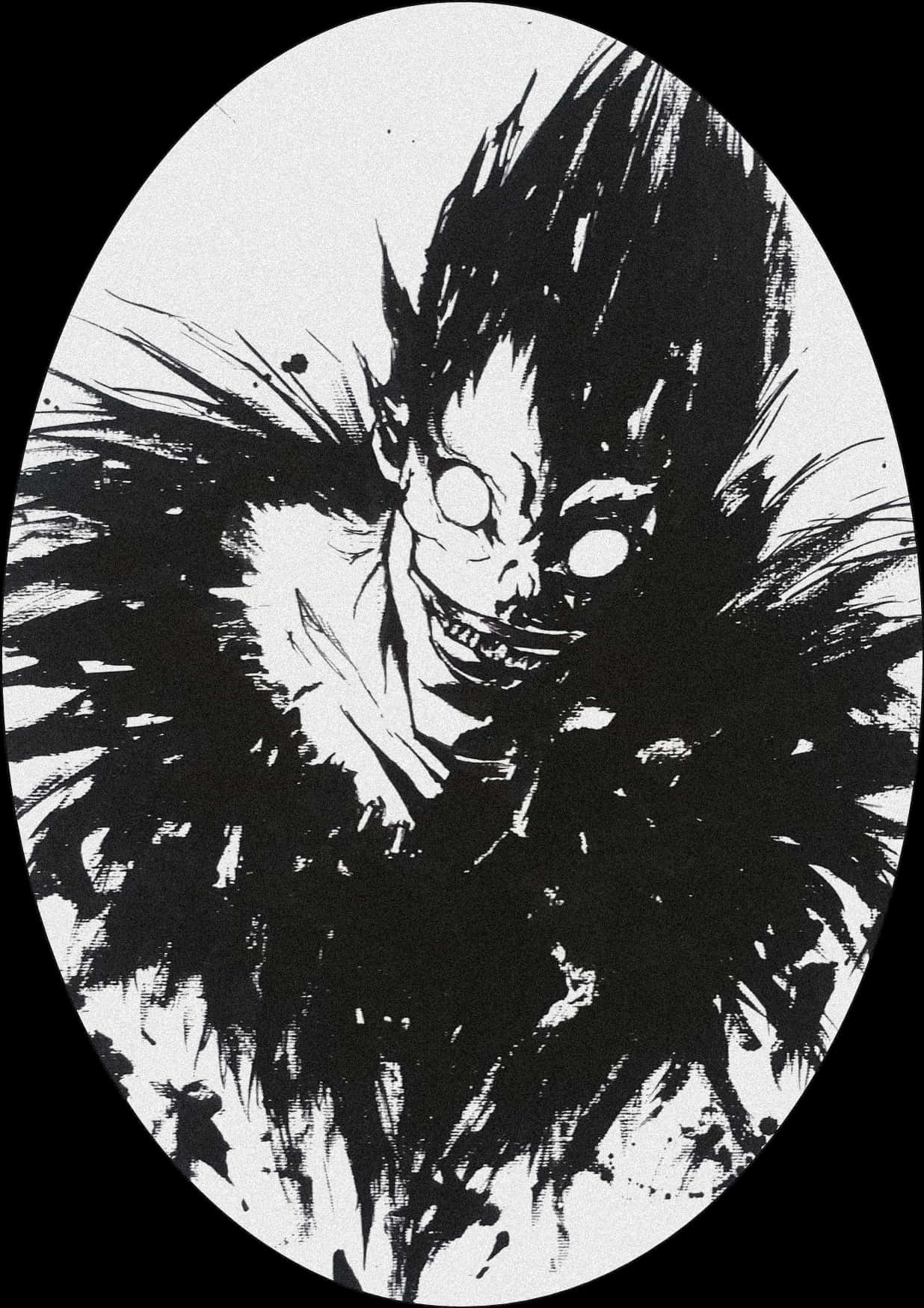 Ryuk Death Note Character Artwork PNG Image