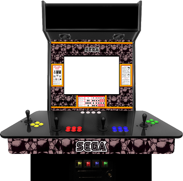 S E G A Arcade Cabinet Design PNG Image