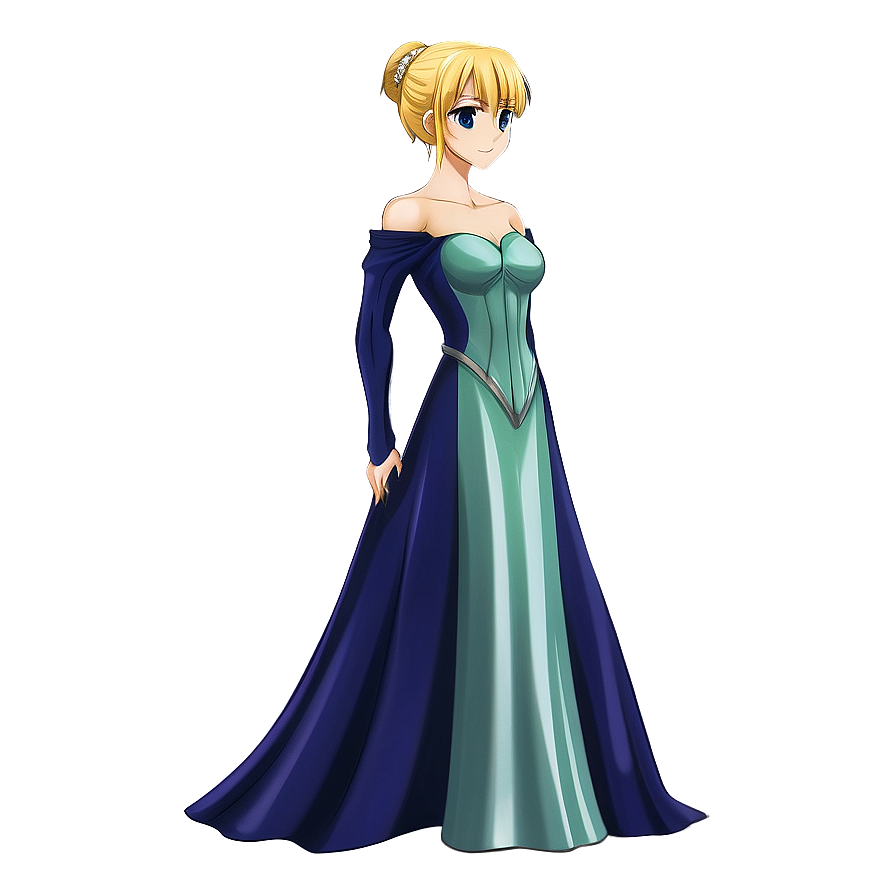 Saber's Evening Gown Png Vsa14 PNG Image