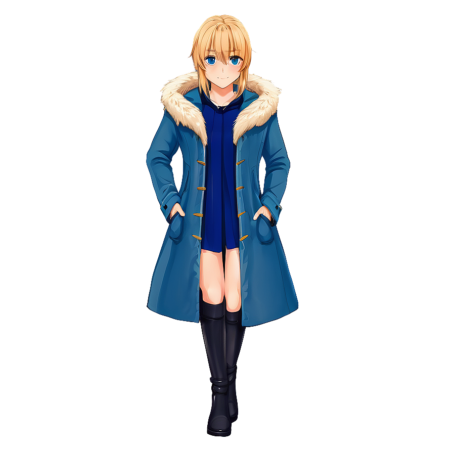 Saber's Winter Coat Png Hjt PNG Image