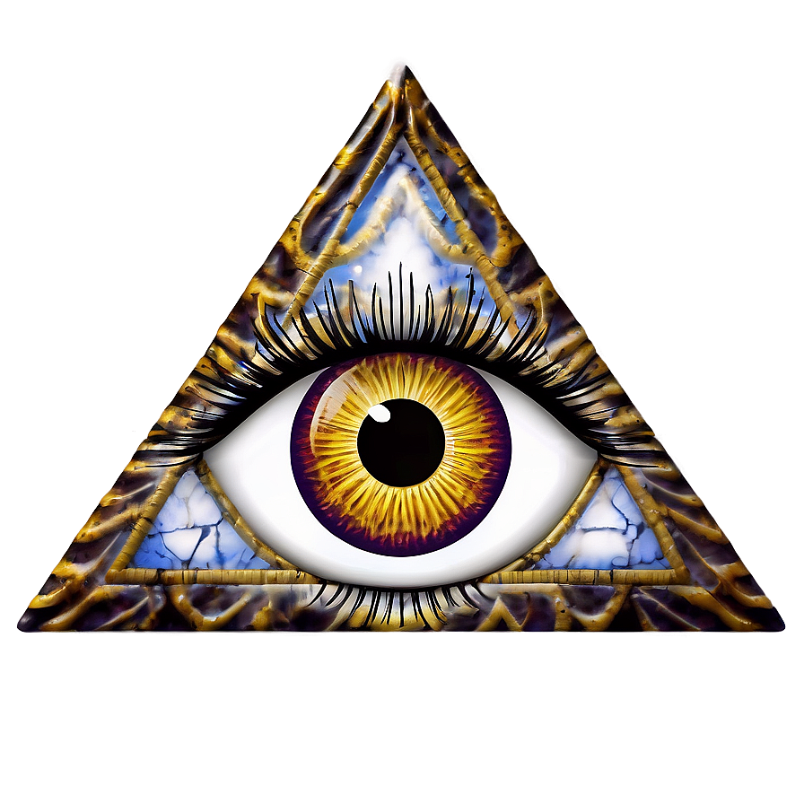 Sacred All Seeing Eye Illustration Png Tmr27 PNG Image