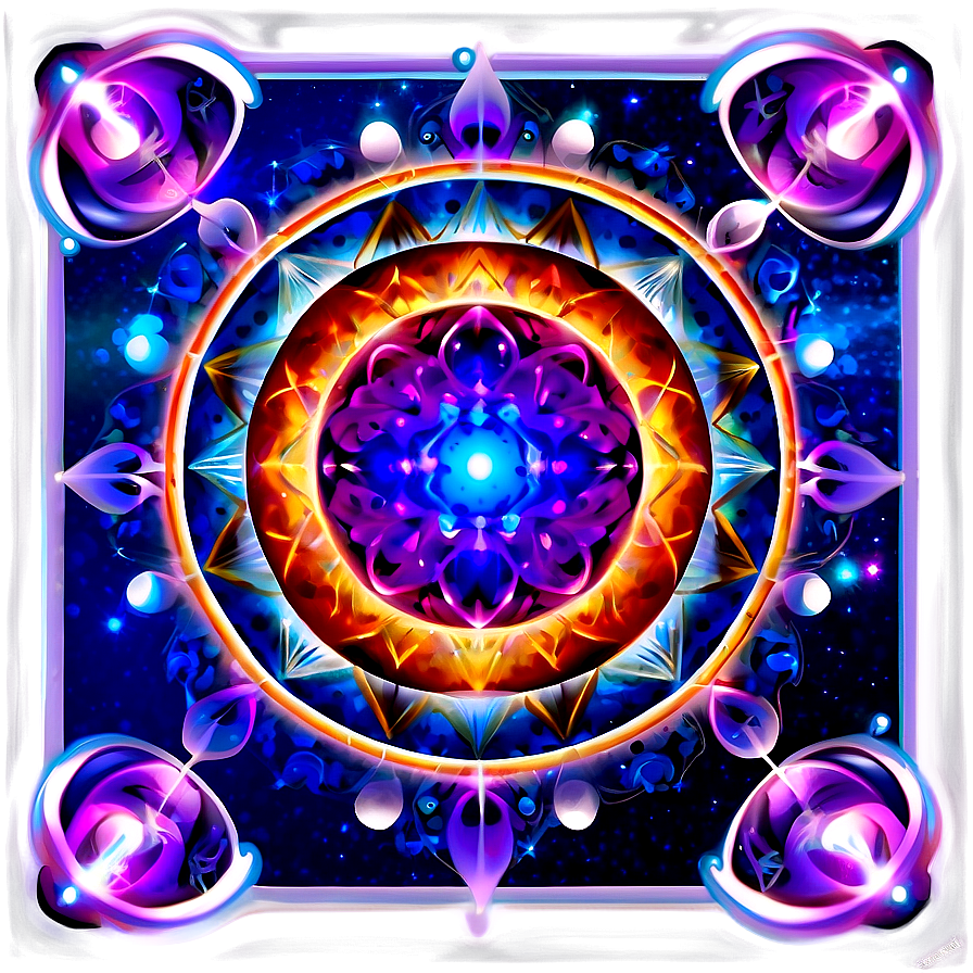 Sacred Geometry Galaxy Design Png 06252024 PNG Image