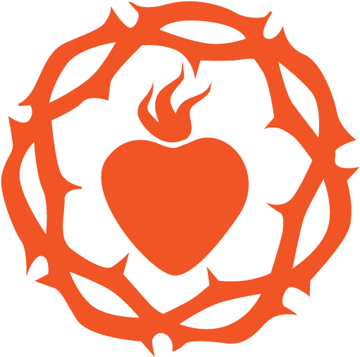 Sacred Heart Flame Graphic PNG Image