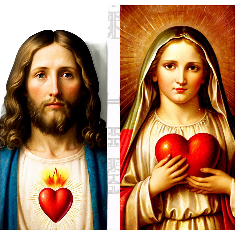 Sacred Heart Jesus Face Png 06292024 PNG Image