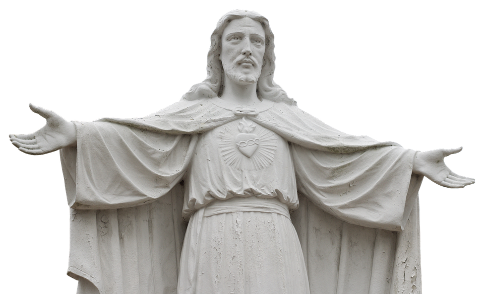 Sacred Heart Jesus Statue PNG Image