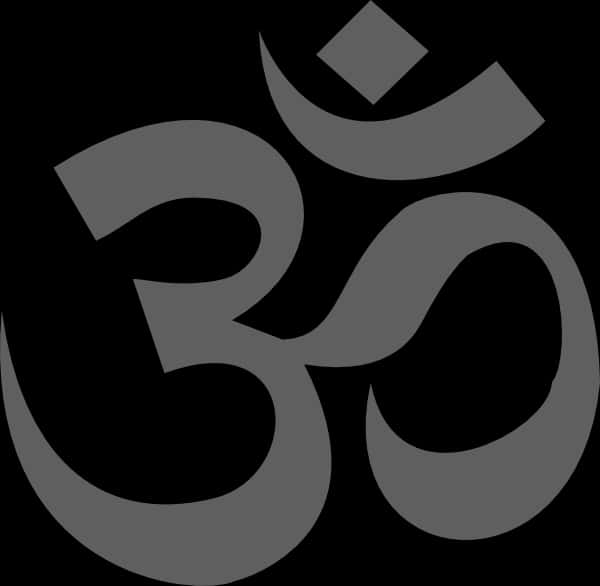 Sacred_ Om_ Symbol_ Graphic PNG Image