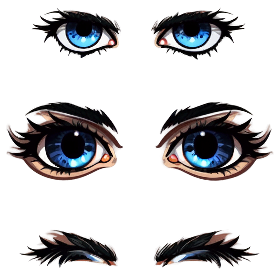 Sad Anime Eyes Png Bgg PNG Image