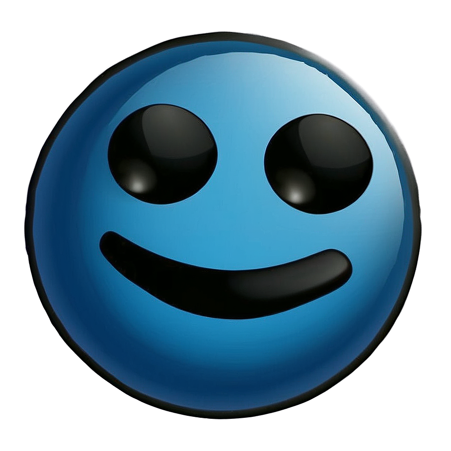 Sad Blue Emoji Png Iie14 PNG Image