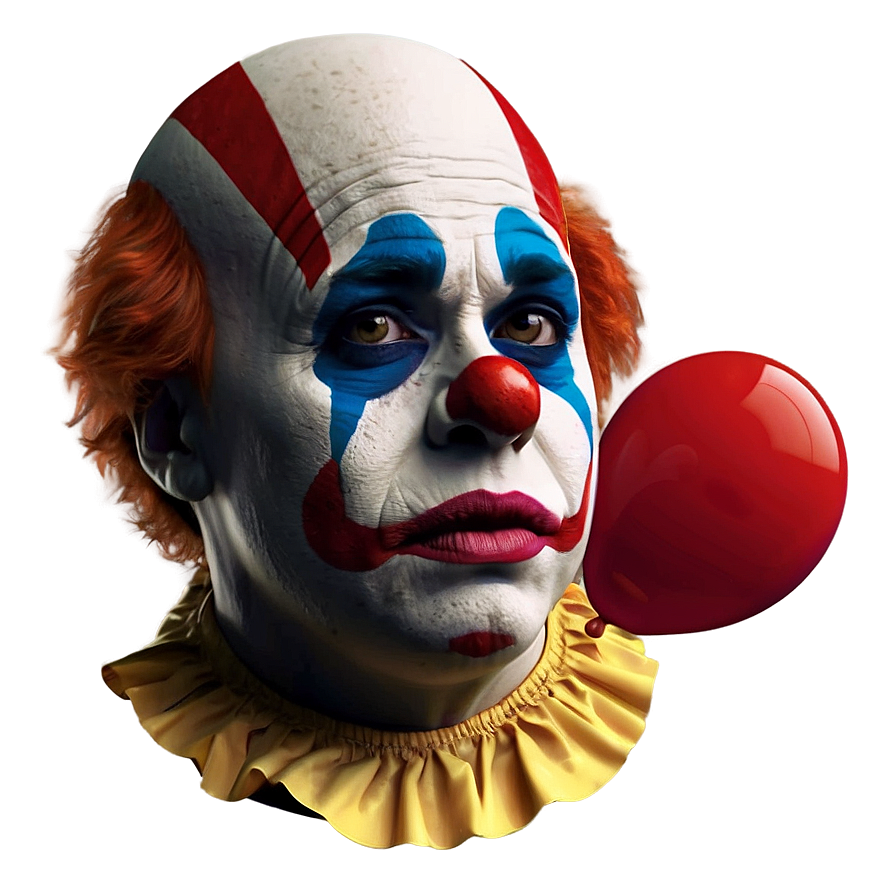 Sad Clown Portrait Png 05232024 PNG Image