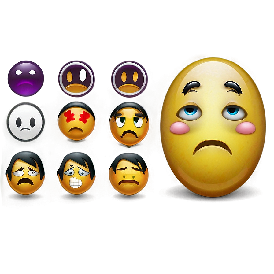 Sad Emoji Png Ixc PNG Image