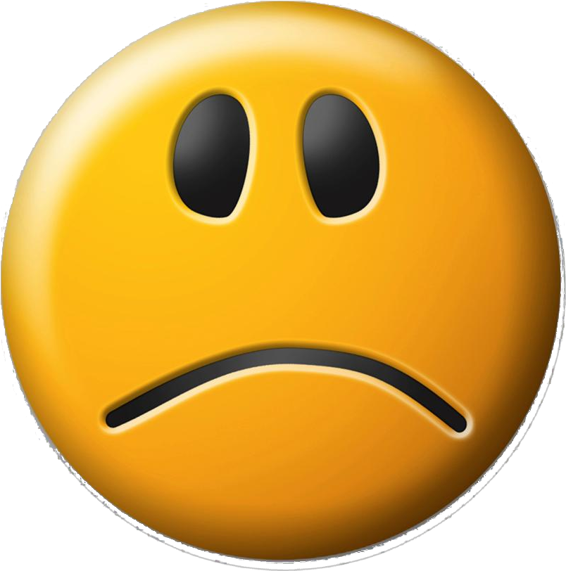 Sad Face Emoji Expression PNG Image