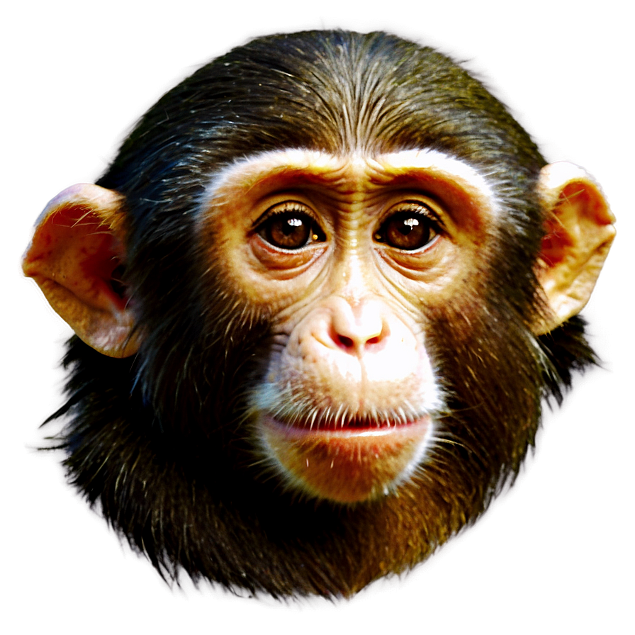 Sad Monkey Face Emotion Png Ssn PNG Image