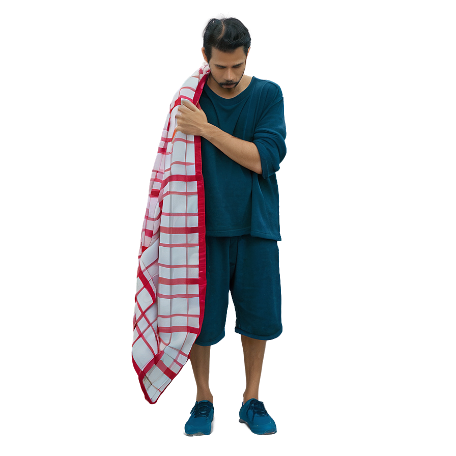 Sad Person In Blanket Png Win28 PNG Image