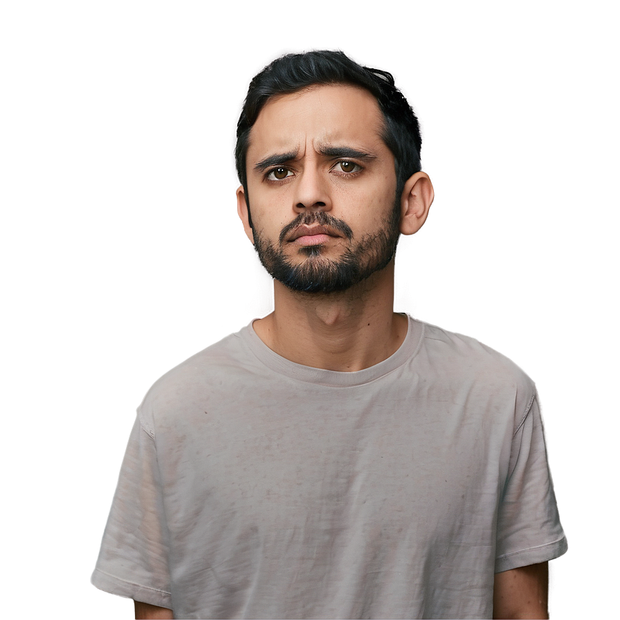 Sad Person With Empty Look Png 38 PNG Image