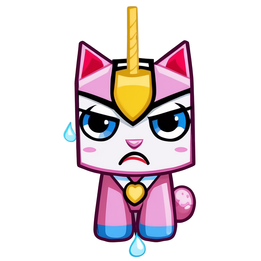 Sad Unikitty Tear Png 06242024 PNG Image