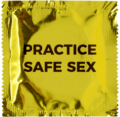 Safe Sex Condom Packet PNG Image