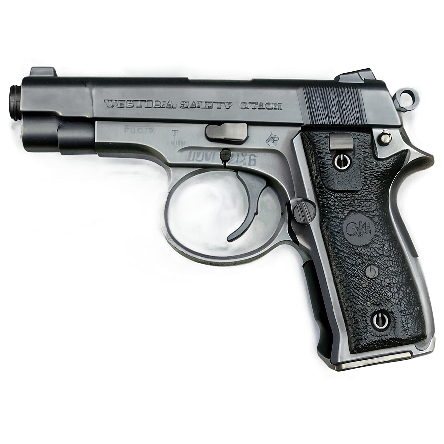 Safety Catch Handgun Png Qih7 PNG Image