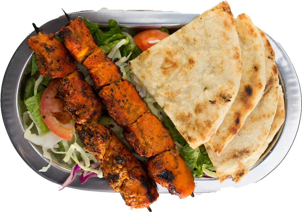 Saffron Infused Chicken Kebabs PNG Image