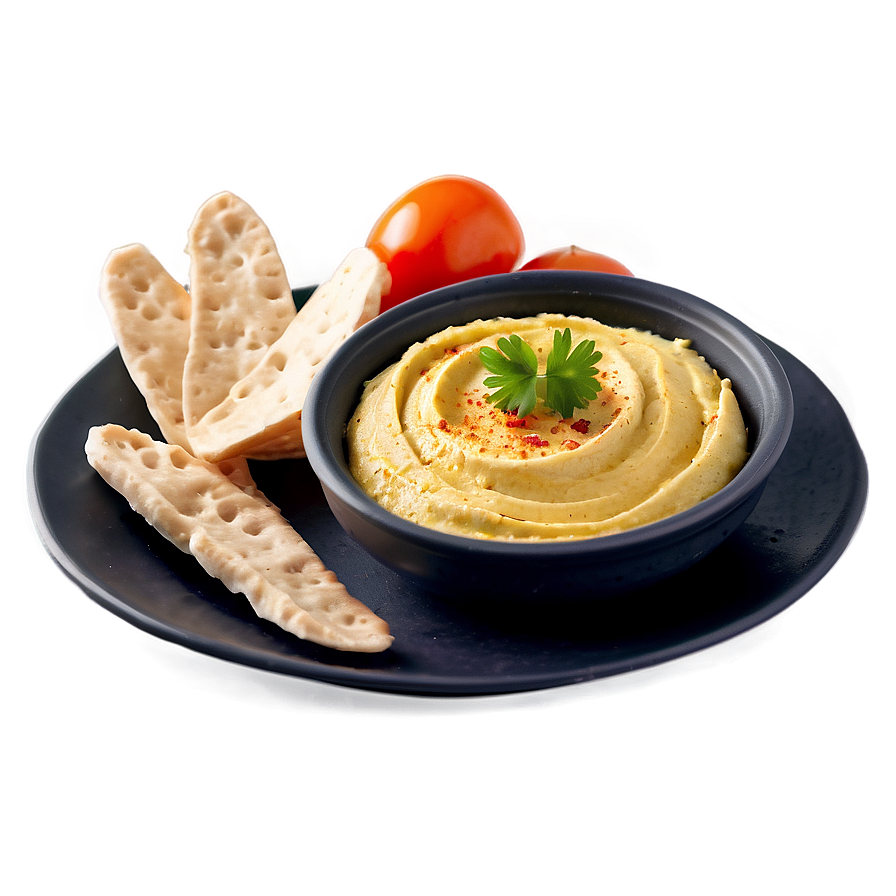 Saffron Infused Hummus Png 06252024 PNG Image