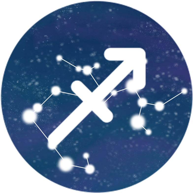 Sagittarius Zodiac Sign Constellation PNG Image