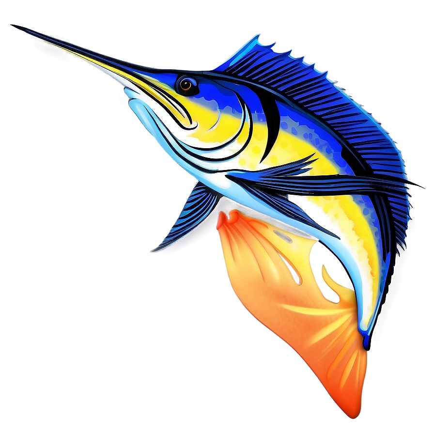 Sailfish Sunset Background Png Txr PNG Image