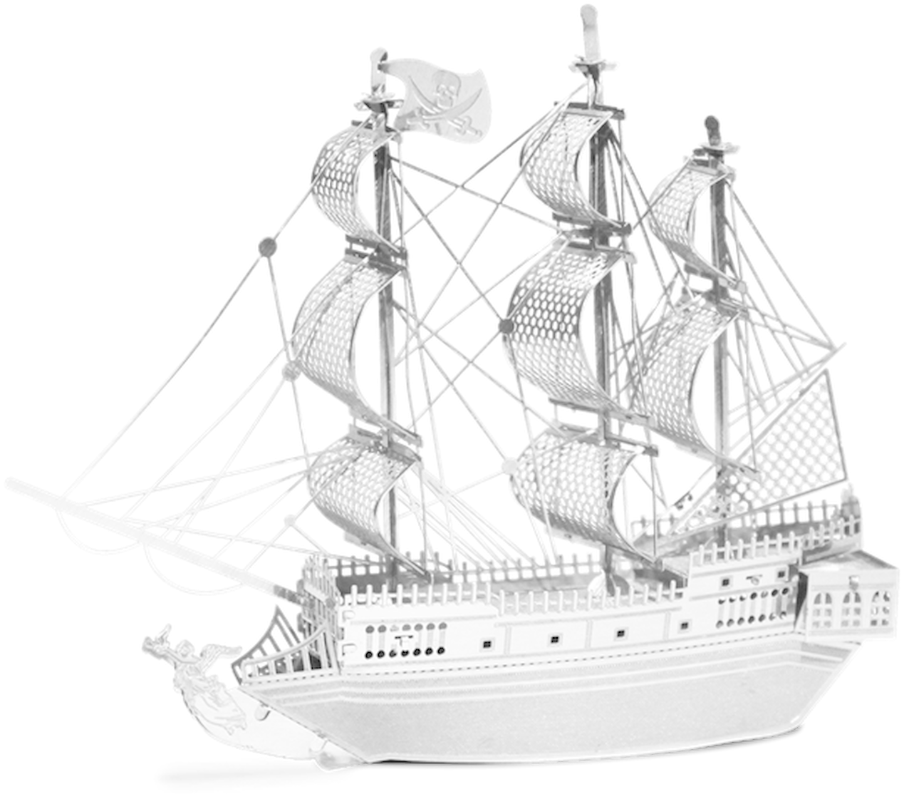 Sailing Ship Model Display PNG Image