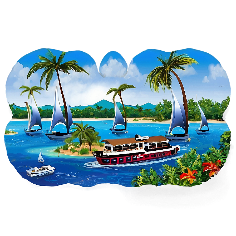 Sailing The Seas Vacation Png 1 PNG Image