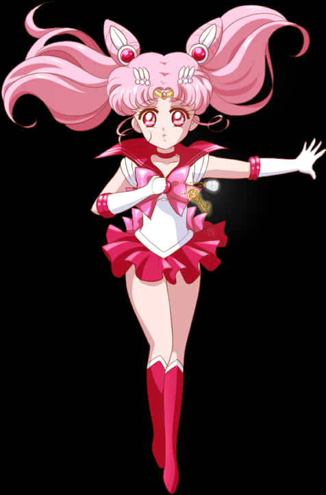 Sailor Chibi Moon Character Art PNG Image