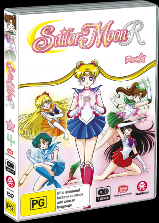 Sailor Moon R Part2 D V D Cover PNG Image