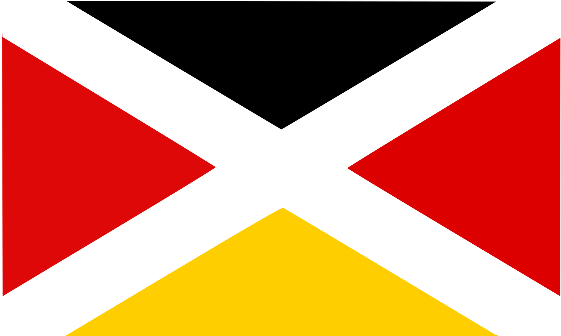 Saint Andrews Cross Flag Design PNG Image