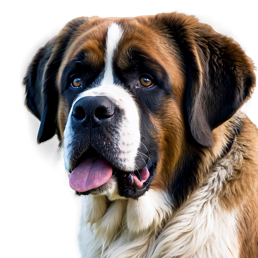 Saint Bernard Ears Flapping Png Kqo86 PNG Image