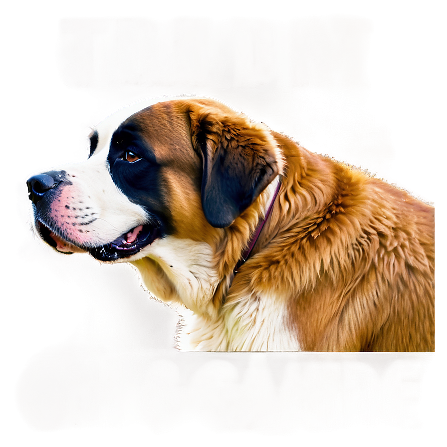 Saint Bernard On Guard Png Cor65 PNG Image