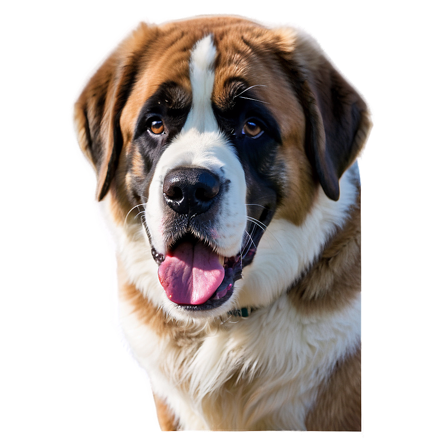 Saint Bernard Winter Wonderland Png Nck PNG Image