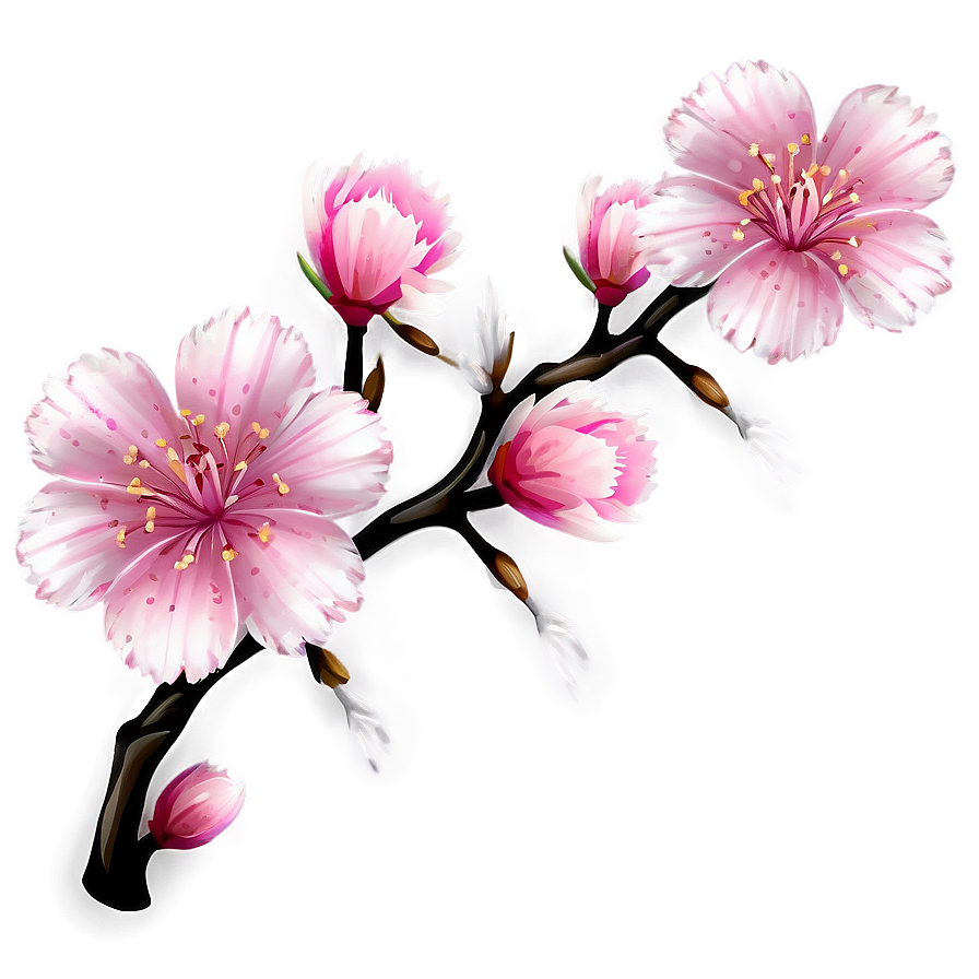 Sakura Flower Frame Png Gtn PNG Image