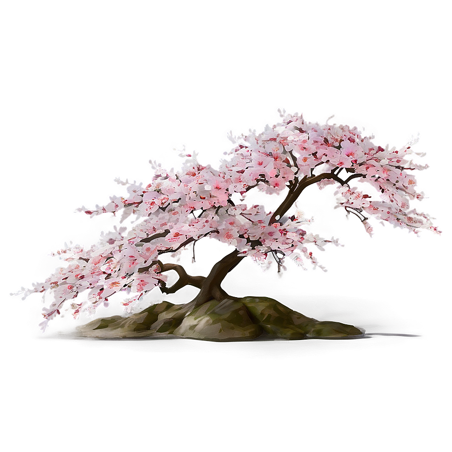 Sakura Tree By The River Png Xbp81 PNG Image