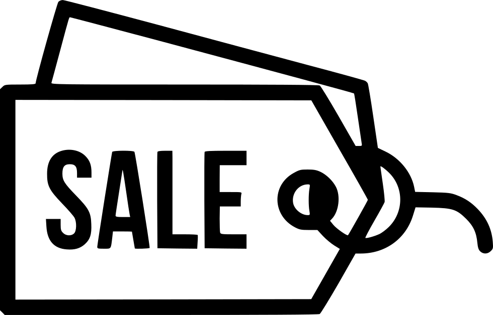 Sale Tag Outline PNG Image