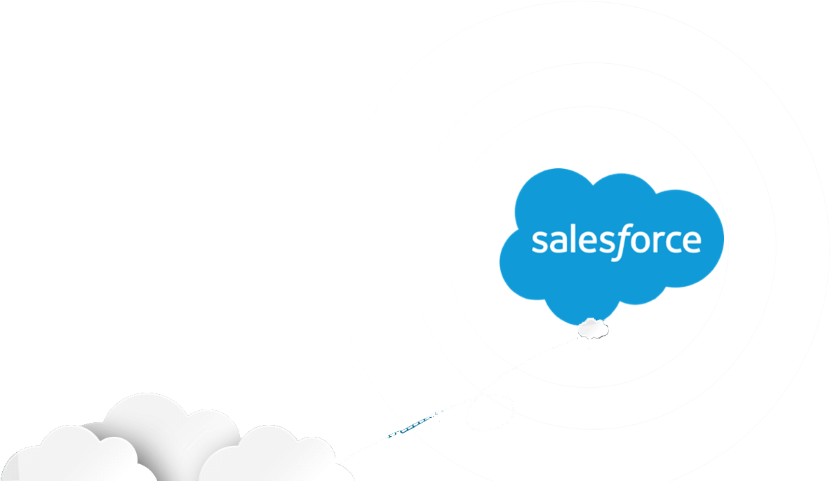 Salesforce Cloud Graphic PNG Image