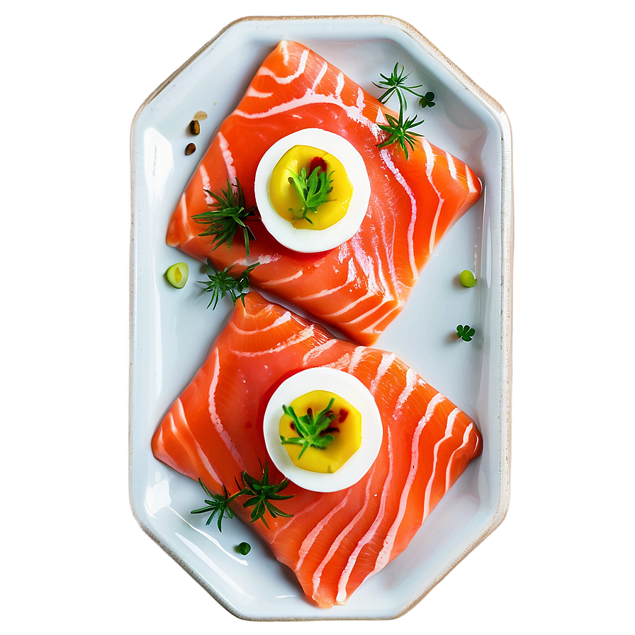 Salmon Carpaccio Appetizer Png Cvs83 PNG Image