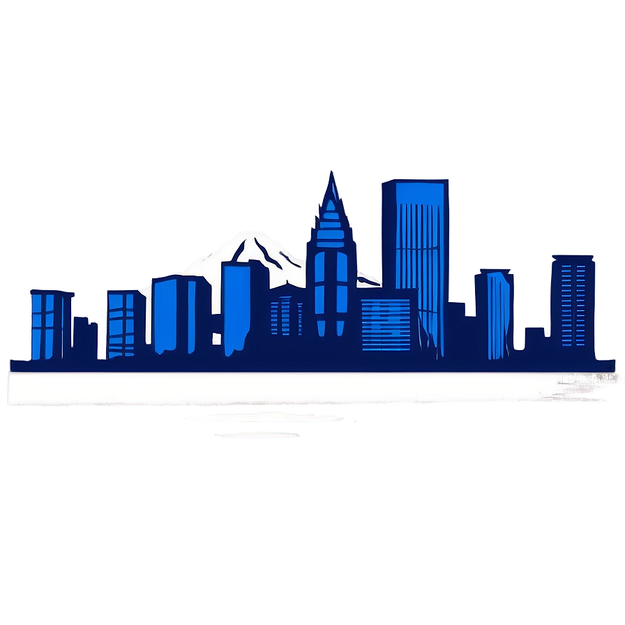 Salt Lake City Skyline Png Oun PNG Image